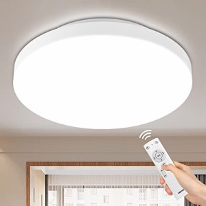 [禄越] LEDシーリングライト 8畳 30W 3600LM 調光 調色 天井照明 シーリングライト 薄型 リモコン付き ledライト 照明 おしゃれ 取付簡単