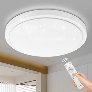 [禄越] LEDシーリングライト 8畳 30W 3600LM 調光 調色 天井照明 シーリングライト 薄型 リモコン付き ledライト 照明 おしゃれ 取付簡単
