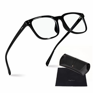 [mujina] ブルーライトカット メガネ TR90 軽量 形状記憶 折れない ブルーライトカットメガネ 度なし JIS検査済み PCメガネ UVカット
