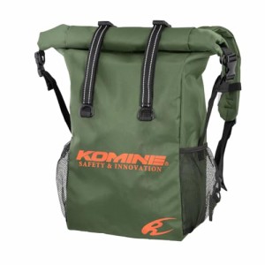 [KOMINE] バイク用デイパック 09-208 Reflective Olive Orange 20L