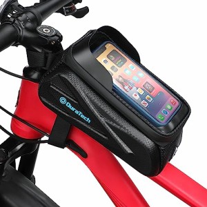 DURATECH 自転車バッグ トップチューブバッグ ロードバイクバッグ クロスバイクバッグ フレームバッグ 高感度タッチスクリーン 遮光カバ