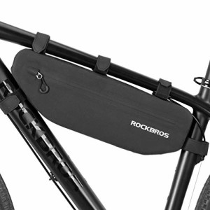 ROCKBROS(ロックブロス)フレームバッグ 自転車 バッグ 防水 ロードバイク 大容量 トライアングルバッグ 軽量 スリム 物取り出し易い 装着