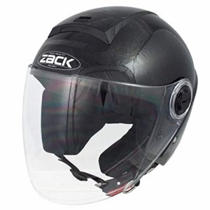 TNK工業 ZR-20 ZACK シールド付きJETヘルメット ブラック FREEサイズ(58-59?p) 51273