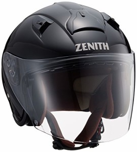 ヤマハ(Yamaha)バイクヘルメット ジェット YJ-14 ZENITH サンバイザーモデル 90791-2280M メタルブラック M (頭囲 57cm~58cm)