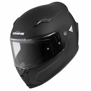 コミネ(KOMINE) バイク用 FL フルフェイスヘルメット マットブラック XL HK-170 UVカットシールド 高強度ABSシェル インナーバイザー フ