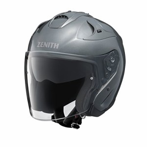 ヤマハ(Yamaha)バイクヘルメット ジェット YJ-17 ZENITH-P ダークメタリックシルバー M (頭囲 57cm~58cm) 90791-2323M