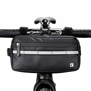自転車 フロントバッグ 2.7L ハンドルバーバッグ 自転車用バッグ トップチューブバッグ フレームバッグ 前カゴ 収納アクセサリー 大容量 