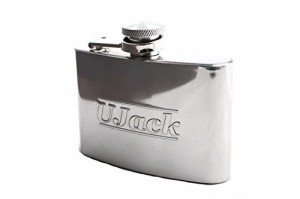 UJack（ユージャック） スキットル 304ステンレス製 ウイスキーボトル ヒップフラスク 日本正規品 (304ステンレス鏡面, 4oz)