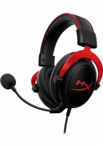 HyperX Cloud II ゲーミングヘッドセット 7.1バーチャルサラウンドサウンド対応 USBオーディオコントロールボックス付属 レッド PS4/PC/X