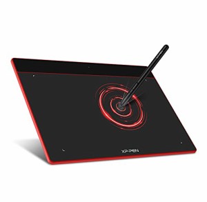 XPPen ペンタブ Deco Fun S 初心者 スマホ対応 充電不要ペン付 ペンタブレット 板タブ OSU!ゲーム向け イラスト テレワーク オンライン授