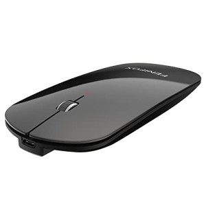 FENIFOX Bluetooth マウス- 充電式 無線 超薄型 マウス 静音 携帯 ブルートゥース Mouse 小型ミニ ポータブル Mice Laptop Computer PC M