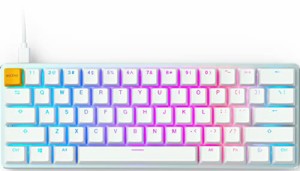 Glorious グロリアス GMMK1 ゲーミング キーボード 白 60% コンパクト LEDバックライト付き 英語配列 光る RGB メカニカルキーボード 有