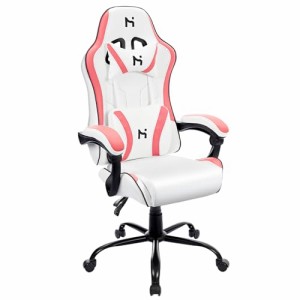 HLFURNITURE ゲーミングチェア gaming chair ゲームチェア オフィスチェア 135°リクライニング パソコンチェア pcチェア 椅子 テレワー