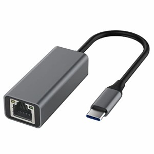 Type C to RJ45 有線LANアダプタ (100個入り) USB-C 有線LANアダプター 1000Mbps 高速イーサネット通信 Switch USB Type C 有線LANアダプ