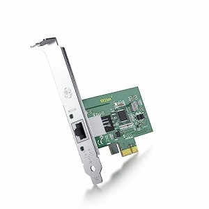 1G Gigabit イーサネット サーバー アダプター(NIC),インテル I210コントローラー付き,シングル RJ45ポート,PCI-Express 2.1 X1,10/100/1