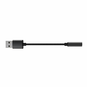 VAVIICLO USB オーディオ 変換アダプタ USB to 3.5mm 変換ケーブル 24bit/96kHz 外付け サウンドカード 4極 TRRS 変換 イヤホン マイク対