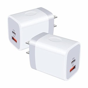 USB 充電器 Type-C USB 急速充電器 (PD3.0対応20W/QC3.0 18W/PSE認証済) タイプC 充電器 携帯充電器 アイフォン 急速充電 ACアダプター 