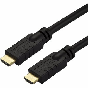 StarTech.com ハイスピードHDMIケーブル/10m/HDMI 2.0/アクティブケーブル/CL2規格 埋め込み型配線に対応/4K60Hz/HDMIオス - HDMIオス/ブ