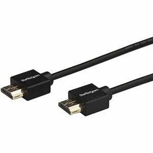 StarTech.com HDMI 2.0 ケーブル/2m/4K60Hz/プレミアム認証/イーサネット対応/ハイスピードHDMI/オス・オス/ブラック HDMM2MLP