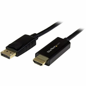 StarTech.com DisplayPort - HDMI 変換アダプタケーブル／3m／DP 1.2 - HDMI ビデオ変換／4K30Hz／ディスプレイポート - HDMI 変換コード