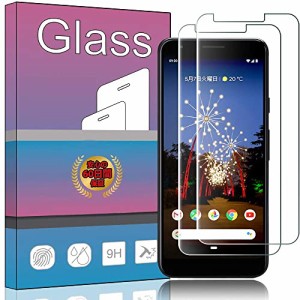 【2枚セット】 FOR Google Pixel 3a ガラスフィルム 強化ガラス 液晶 ガラス 超薄型 保護フィルム FOR Google Pixel 3a 日本旭硝子素材AG