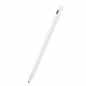 エレコム タッチペン スタイラスペン [iPad/iPhone/Android 各種対応] マグネット吸着 Type-C充電 ペン先交換可能 【その他 スマホ・タブ