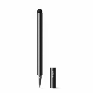 elago STYLUS BALL タッチペン × ボールペン 99％ ピュアアルミ スタイラスペン 各種 スマートフォン/タブレットPC 対応 替え芯 付 ブラ