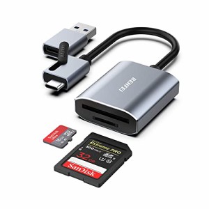 BENFEI SDメモリカードリーダー、USB Type-C/Type-AからSD/TF(Micro SD) カードリーダー OTG対応 高速転送 iPhone 15 Pro/Max, MacBook P