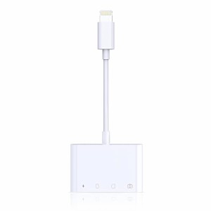 【2023 MFi認証製品】iPhone SD カードリーダー 4in1 USB SDカードカメラリーダー SD/TF カメラアダプタ 高速データ転送 変換アダプタ 双