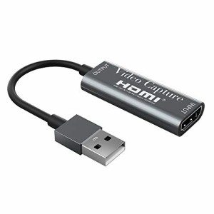 キャプチャーボード HDMI ビデオキャプチャカード ゲームキャプチャデバイス USB2.0対応 1080p 画面共有 HDMIループアウト Windows Linux