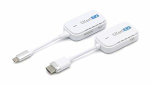 プリンストン EZCast Pocket ワイヤレス USB-C to HDMI 画面ミラーリング/拡張 (フルHD/HDCP) EZCASTPOCKET-C1R1