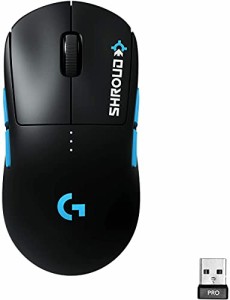 Logitech G ゲーミングマウス GPRO HERO SHROUD(シュラウド) EDITION ワイヤレス FPS向け 80g 軽量 左右対称 HEROセンサー POWERPLAY無線