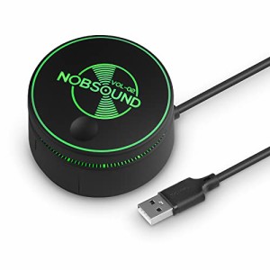 Nobsound Vol-02 Mini コンピューター スピーカー オーディオ アジャスター 用 VOLスイッチ USB ボリュームコントローラー (ノブ大きい)