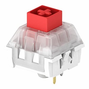 Kailh Box Red Switkesメカニカルゲームキーボードリニアスイッチ、3針防塵防水MXスイッチ（36個の赤色）