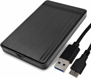 【整備済み品】外付けハードディスク 大容量 外付けHDD1TB ポータブルHDD USB3.0 ケース ブラック 外付けHDD