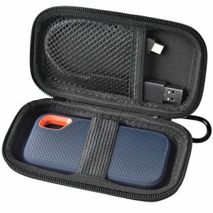 Case for SanDisk (サンディスク) 1TB 2TB 500GB Extreme Portable SSD対応ケース for SanDisk PRO外付けソリッドステートドライブ対応 H