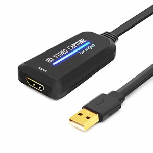 【 第2世代 チップ採用 】 HDMI キャプチャーボード USB2.0 1080P HDMI ゲームキャプチャー、 ビデオキャプチャカード ゲーム実況生配信