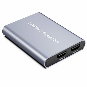 MYPIN HDMI キャプチャーボード USB3.0 30fps 4K 60fps ビデオキャプチャー 録画 ゲームキャプチャー 1080P＠60FPS 録画対応 Windows Lin