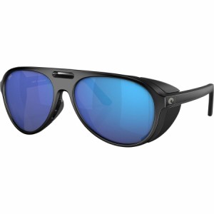 (取寄) コスタ グランド カタリナ ポーラライズド サングラス Costa Grand Catalina Polarized Sunglasses Mate Black/Blue Mirror 580G