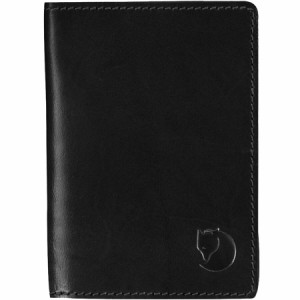 (取寄) フェールラーベン メンズ レザー パスポート カバー - メンズ Fjallraven men Leather Passport Cover  - Men's Black