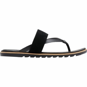 (取寄) ソレル レディース エラ リ イージー フリップ サンダル - ウィメンズ SOREL women Ella II Easy Flip Sandal - Women's Black/ S