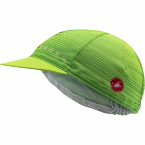 (取寄) カステリ ロッソ コルサ サイクリング キャップ Castelli Rosso Corsa Cycling Cap Electric Lime