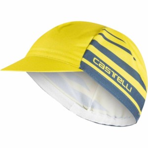 (取寄) カステリ クラシッコ キャップ Castelli Classico Cap Sulphur/Blue Twilight