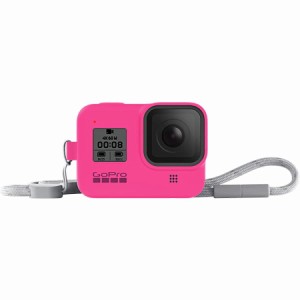 (取寄) ゴープロ スリーブ + ランヤード (ヒーロー8 ブラック) GoPro Sleeve + Lanyard (HERO8 Black) Electric Pink