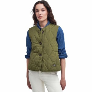 (取寄) バブアー レディース ケリー ジレ - ウィメンズ Barbour women Kelley Gilet - Women's Military Olive