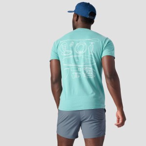 (取寄) バックカントリー シカゴ ギア リスト T-シャツ Backcountry Chicago Gear List T-Shirt Seafoam