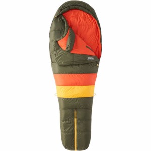 (取寄) マーモット ネバー ウィンター スリーピング バッグ 30F ダウン Marmot Never Winter Sleeping Bag: 30F Down Nori/Red Sun