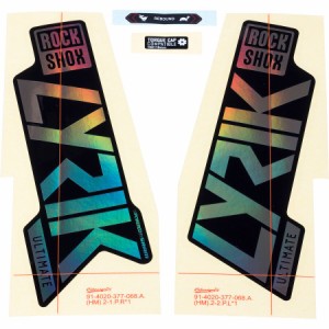 (取寄) ロックショックス リリック アルティメット デカール キット RockShox Lyrik Ultimate Decal Kit Rainbow Foil