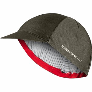 (取寄) カステリ ロッソ コルサ 2 キャップ Castelli Rosso Corsa 2 Cap Deep Green