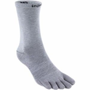 (取寄) インジンジ メンズ ライナー クールマックス クルー ソック - メンズ Injinji men Liner CoolMax Crew Sock - Men's Gray